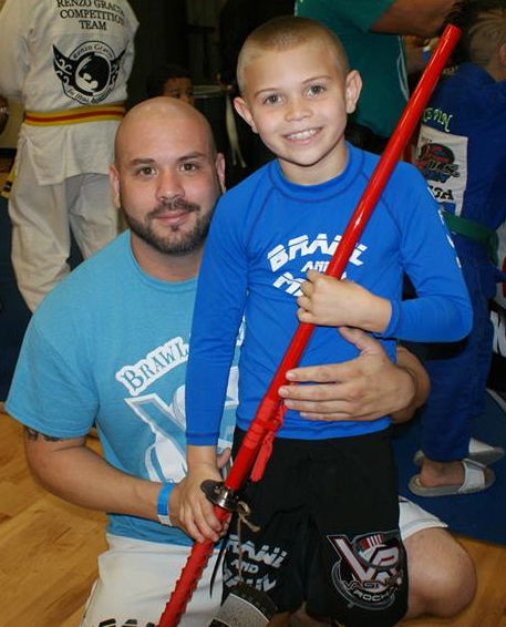 Turning Kids Into Champions - Dominick and his dad at a Tournament